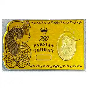 طلا 18 عیار 0.6 گرم — 600 سوت طرح ملکه طلایی
