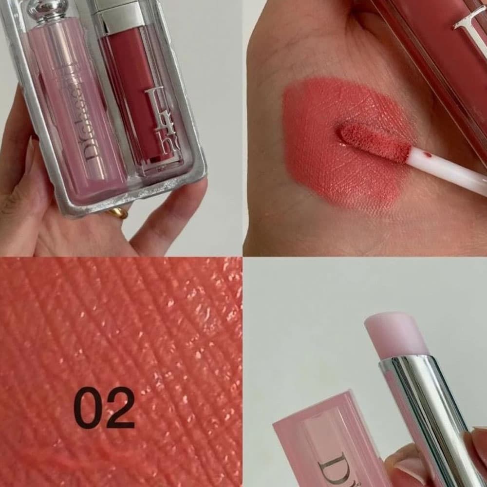 پک بالم لب،لیپ گلاس طرح دیور ا Dior lip balm and lip gloss pack — تصویر ۴