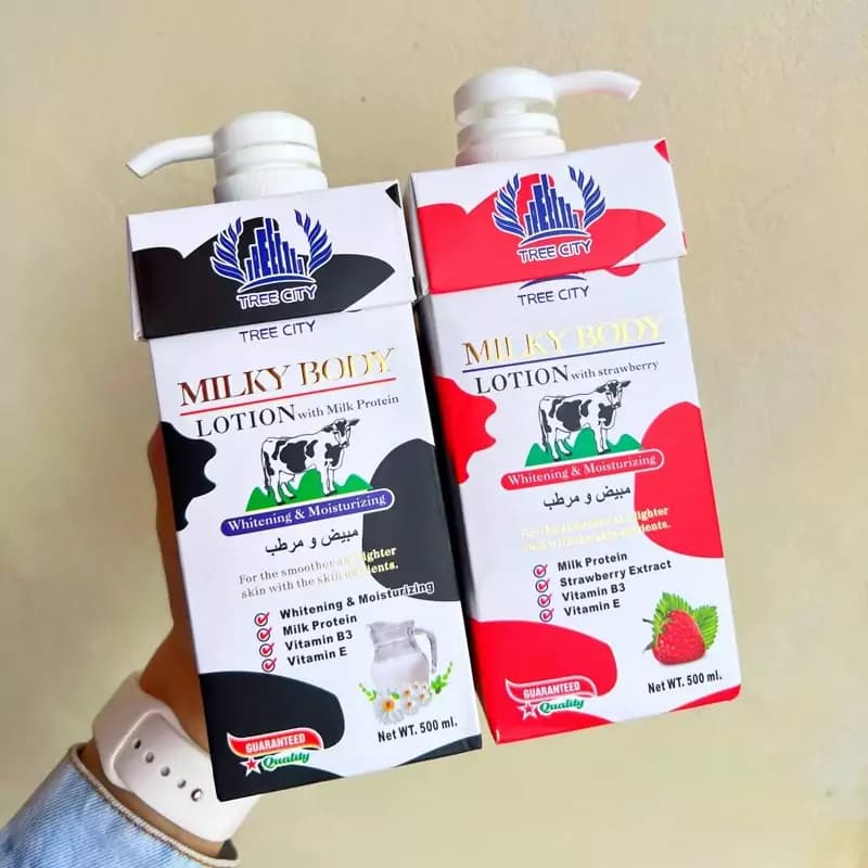 لوسیون مرطوب کننده شیر گاو اورجینال ا Tree City Milky Body Lotion — تصویر ۸