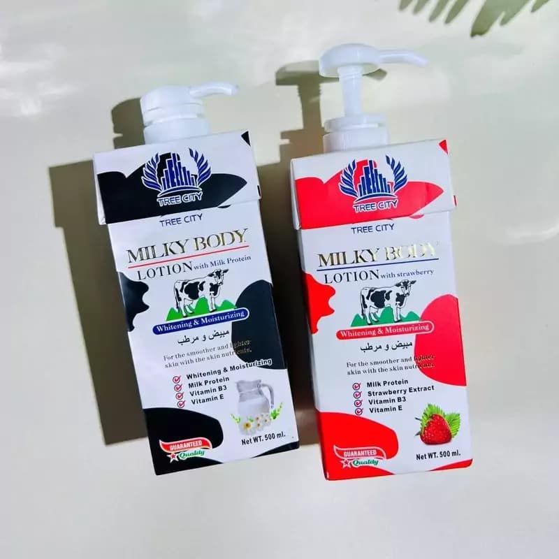لوسیون مرطوب کننده شیر گاو اورجینال ا Tree City Milky Body Lotion — تصویر ۹