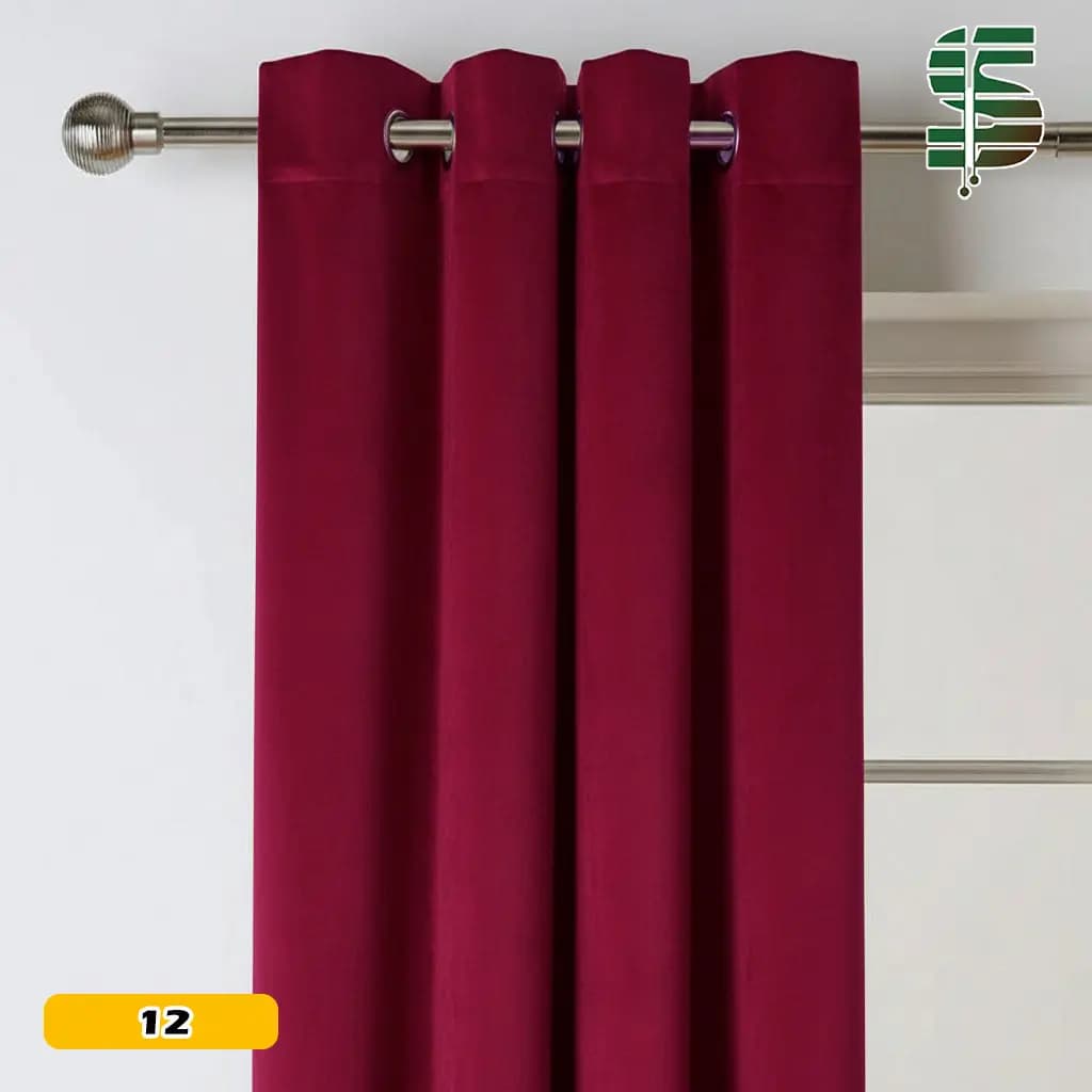 پرده پانچ مخمل کالیفرنیا در 17 رنگ — تصویر ۱۲