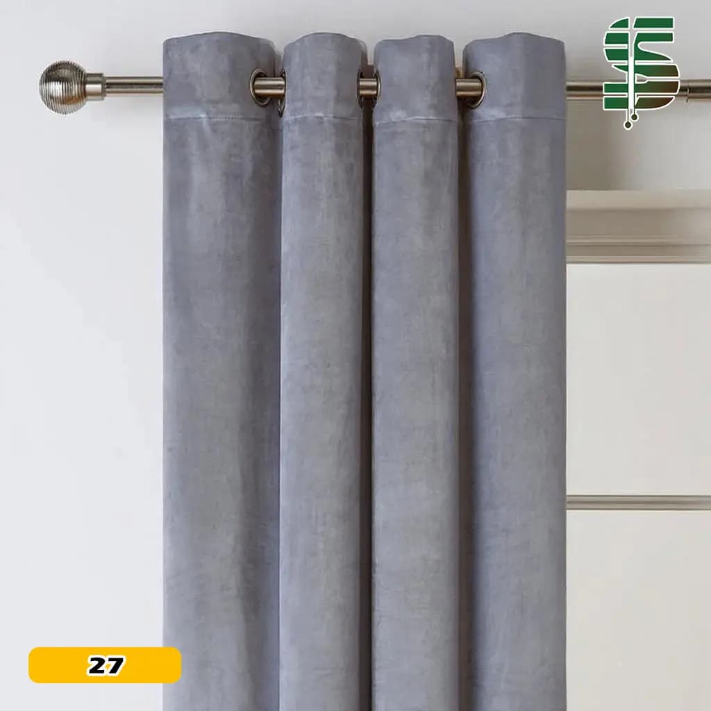 پرده پانچ مخمل کالیفرنیا در 17 رنگ — تصویر ۲