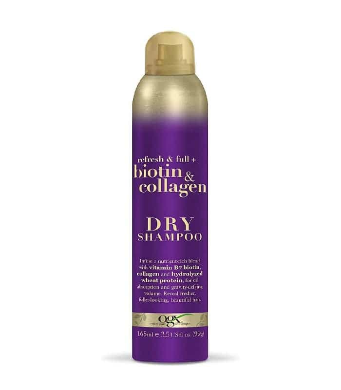 شامپو خشک بیوتین کلاژن او جی ایکس165میلOgx Biotion & Collagen Shampoo Dry