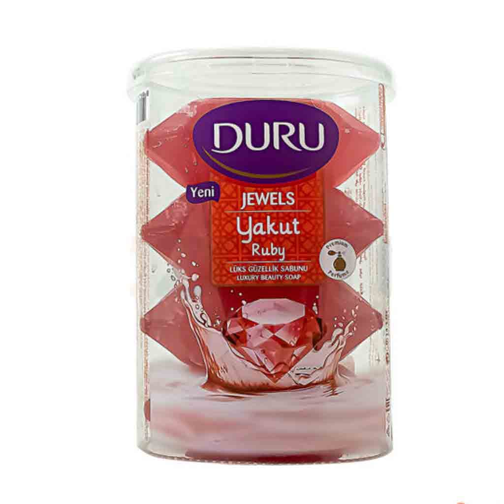 صابون دورو لیوانی400گرم رایحه یاقوت صورتی DURU