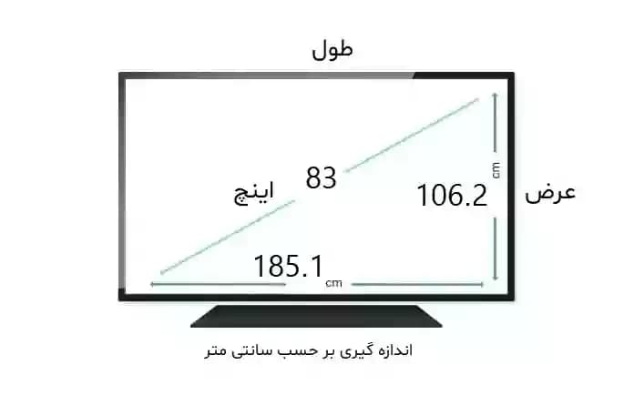 محافظ صفحه تلویزیون 83 اینچ ال جی