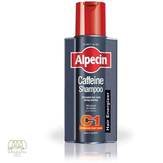 شامپو تقویت کننده و ضدریزش کافئین آلپسین مدل C1 حجم 250 میل