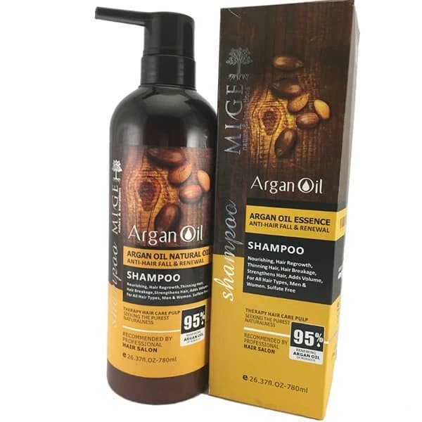 شامپو فری سولفات ارگان میگ حجم 780 میل mige argan oil