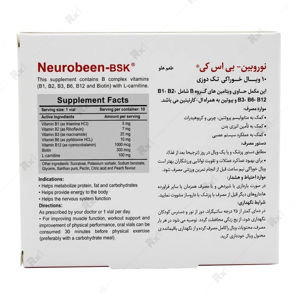 نوروبین خوراکی بی اس کی 1000 میکروگرم — تصویر ۷