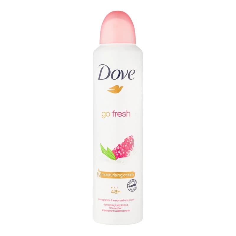 اسپری ضد تعریق زنانه داو Dove مدل Pomegranate حجم 250 میلی لیتر
