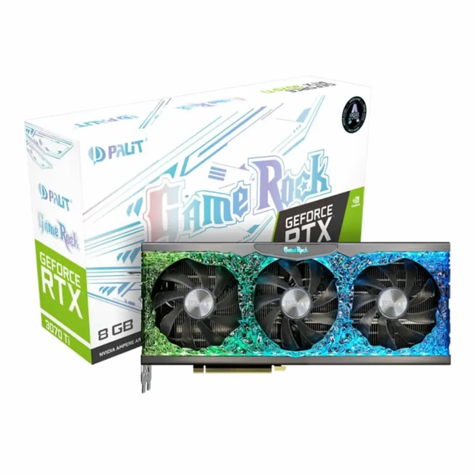 کارت گرافیک پالیت مدل RTX 3070 TI GAMEROCK حافظه 8 گیگابایت کارکرده