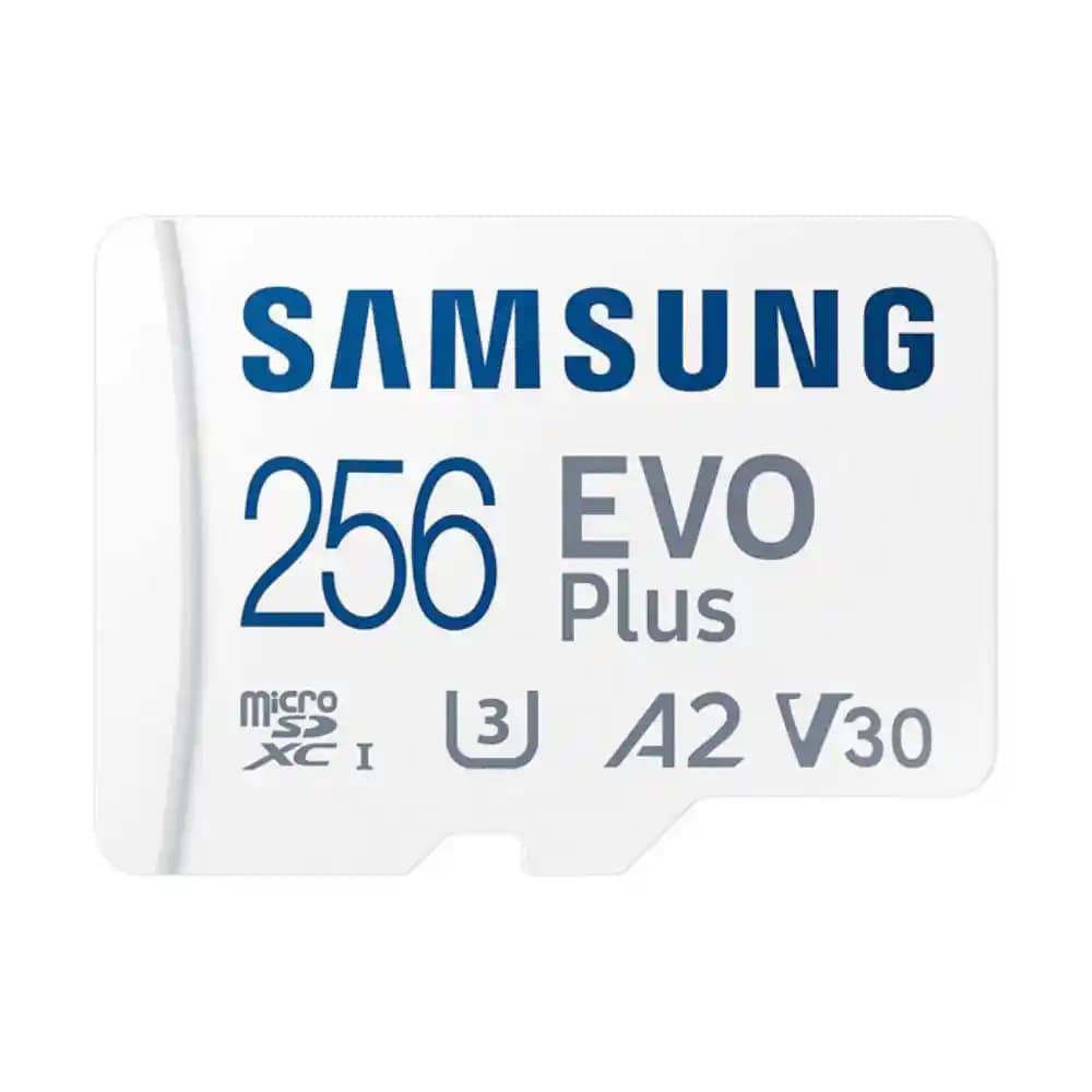 کارت حافظه microSDXC سامسونگ Evo Plus A2 V10 UHS-I U3 SD ظرفیت 256 گیگابایت