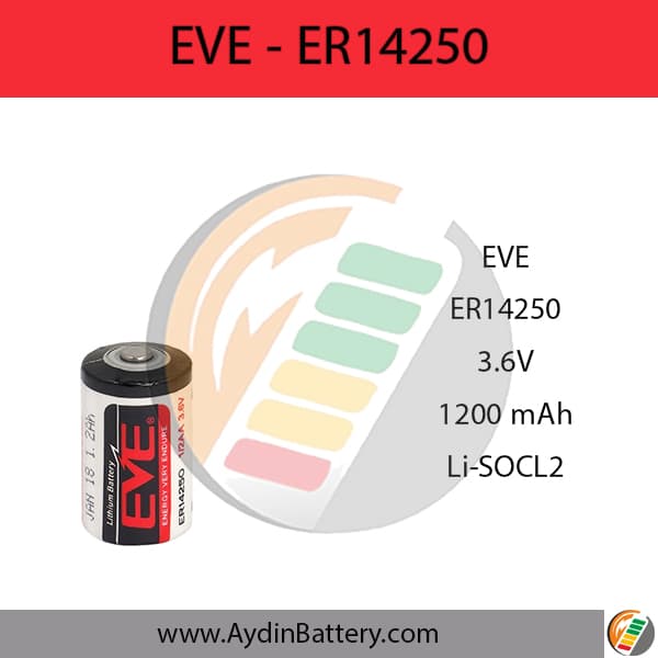 باتری لیتیومی اِوِ EVE_ER14250