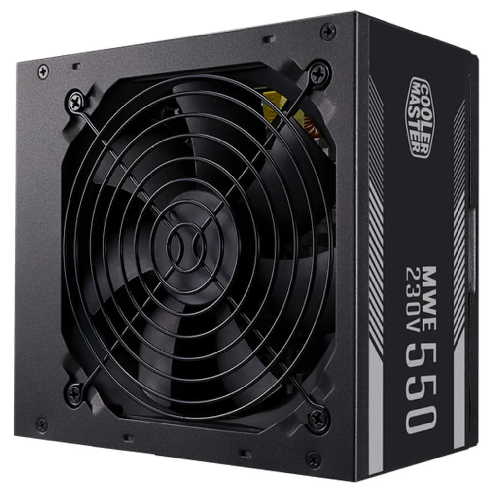 منبع تغذیه کامپیوتر کولر مستر مدل COOLER MASTER MWE 550 WHITE کارکرده — تصویر ۳