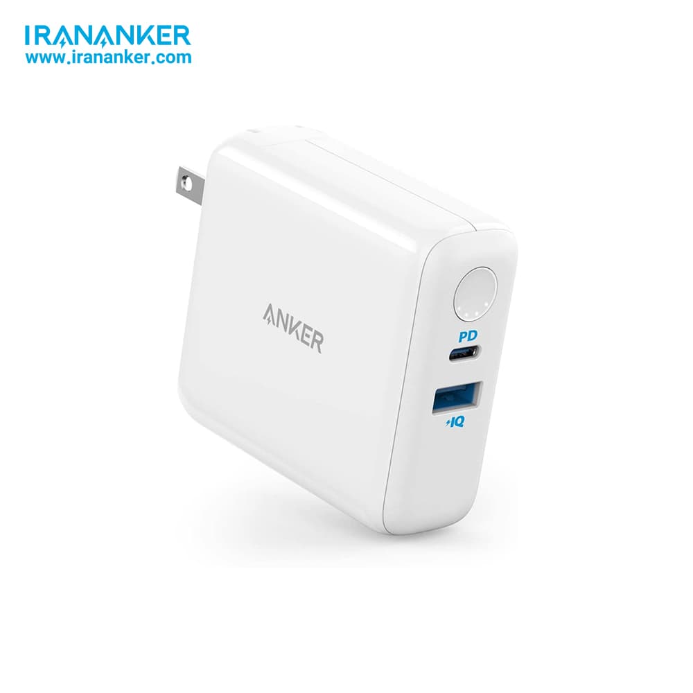 پاوربانک و شارژر دیواری انکر PowerCore III Fusion 5000 -مدل A1624
