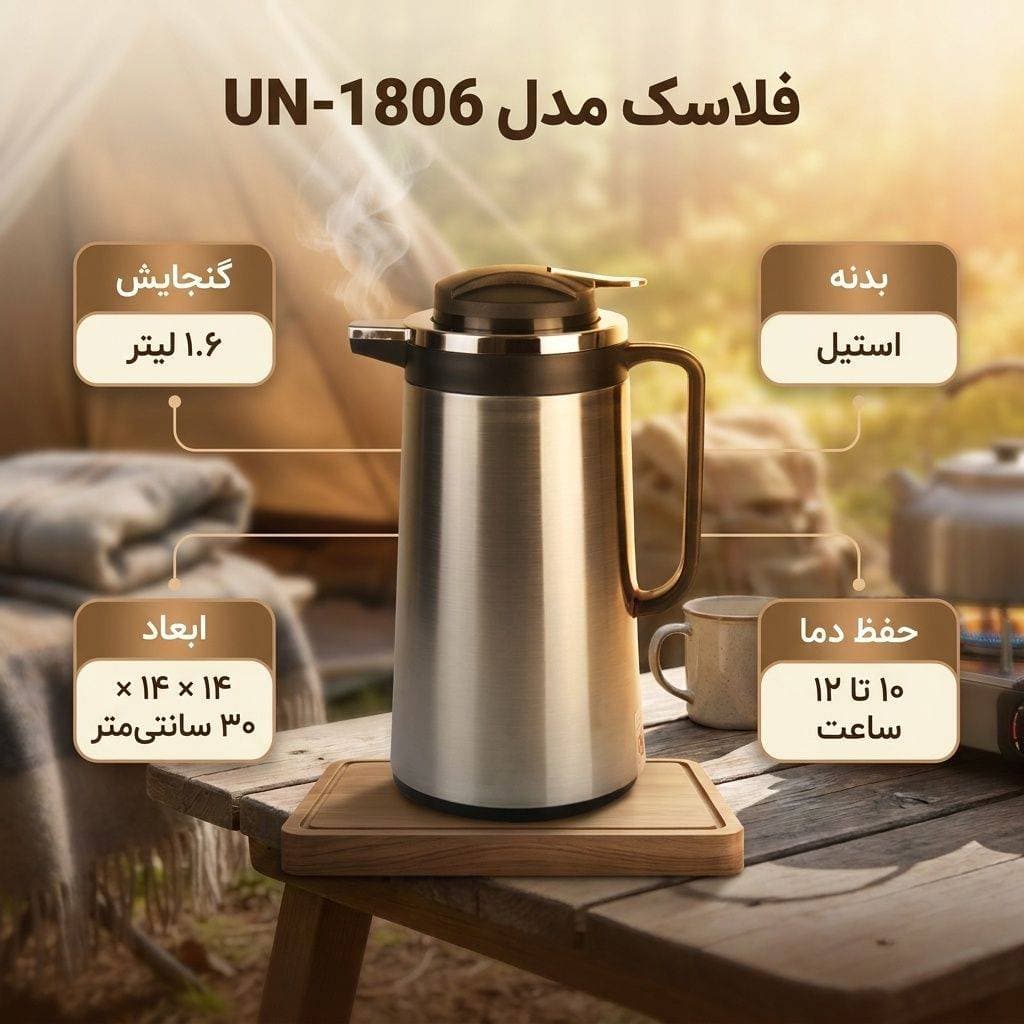 فلاکس 1.6 لیتر یونیک مدل 1806 اصلی