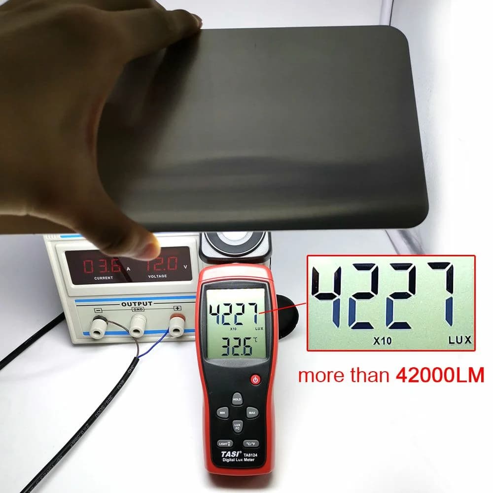 LED COB پروژکتوری 100W 12V سفید مهتابی کمپی — تصویر ۷