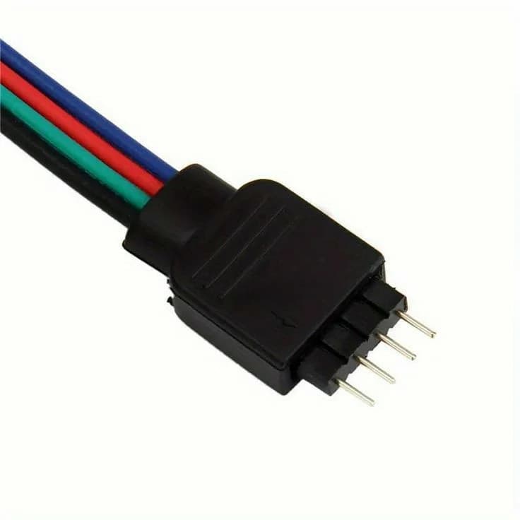 سوکت 4 پین RGB سیم دار