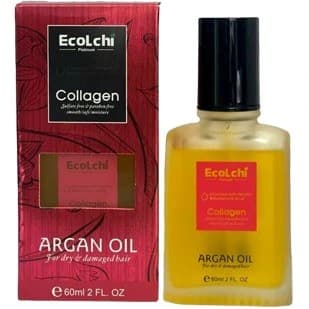 روغن آرگان وکلاژن بدون سوفات و بدون پارابن 60ml اکولچی — تصویر ۳
