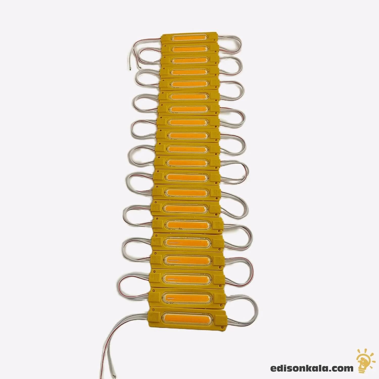 ال ای دی بلوکی COB کپسولی 12 ولت زرد انبه ای 20 عددی — تصویر ۵