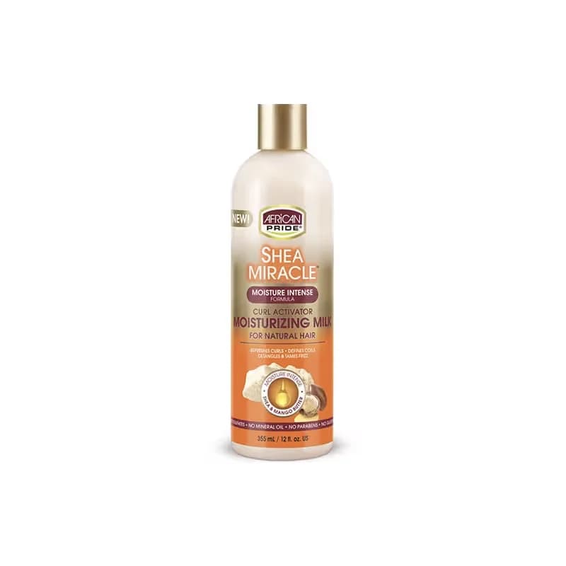 شیر مو اکتیویتور فعال کننده فر مو African Pride Shea Miracle
