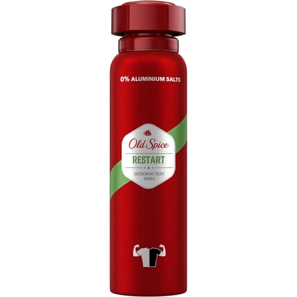 اسپری دئودورانت اولد اسپایس Old Spice مدل Restart Deodorant حجم 150 میل