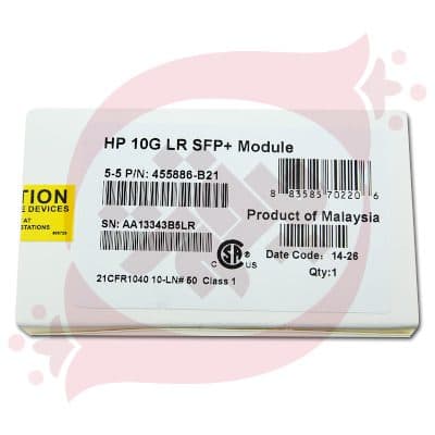 ماژول ترنسیور HPE BladeSystem c-Class 10Gb SFP+ LR Transceiver 455886-B21