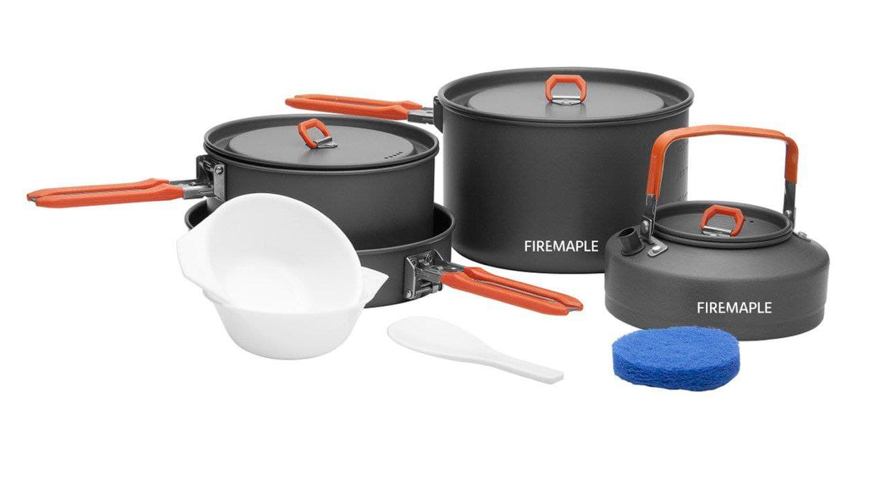ست ظروف فایرمپل فیست دسته مشکی FEAST 4