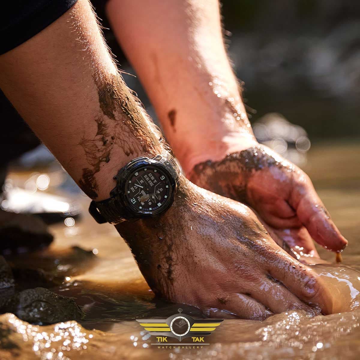 ساعت گارمین مدل Instinct Crossover Solar Tactical Black - قیمت و خرید — تصویر ۵