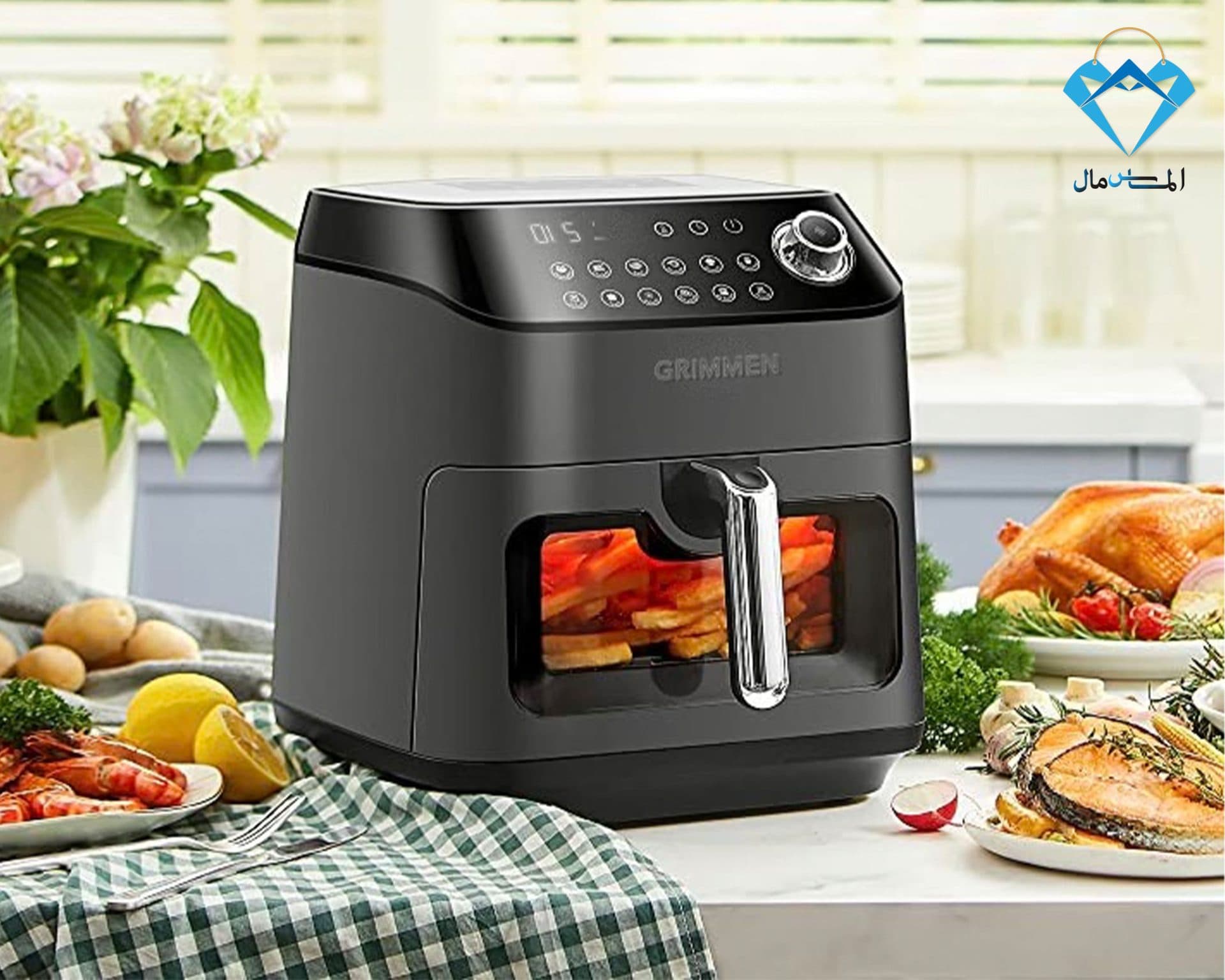 سرخ کن بدون روغن گریمن مدل GR-AF575 — تصویر ۴