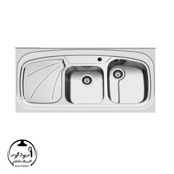 سینک ظرفشویی روکار کد 25 اخوان — تصویر ۴