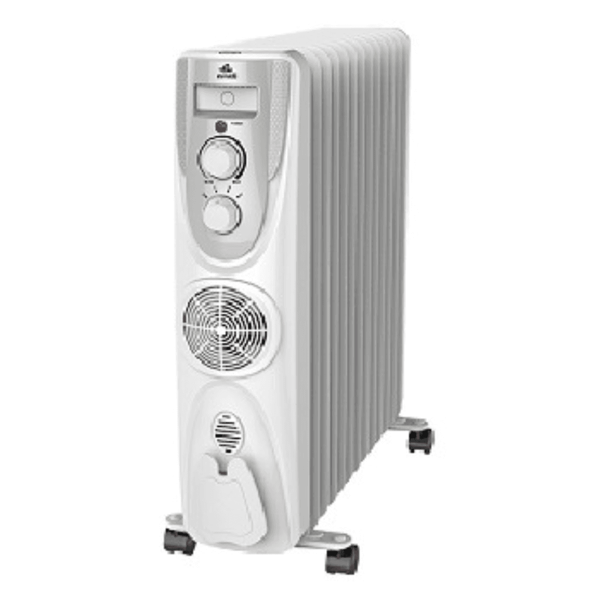 شوفاژ برقی ایوولی 15پره با فن مدل EVOH-15FW سفید — تصویر ۵