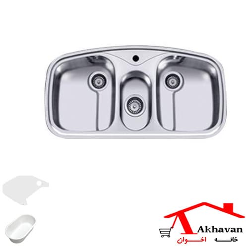 سینک ظرفشویی توکار کد 8 اخوان