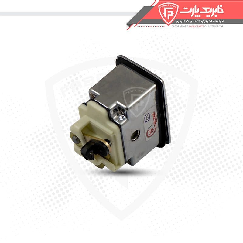 قفل صندوق عقب سوئیچی مستطیلی با کلید دو کفه پژو 405 و پارس — تصویر ۳