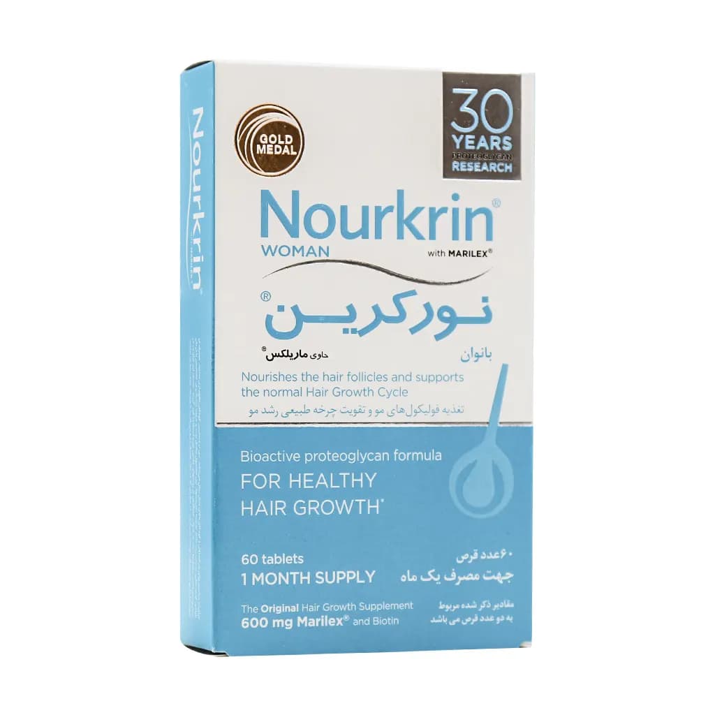 قرص تقویت مو نورکرین بانوان 60 عددی