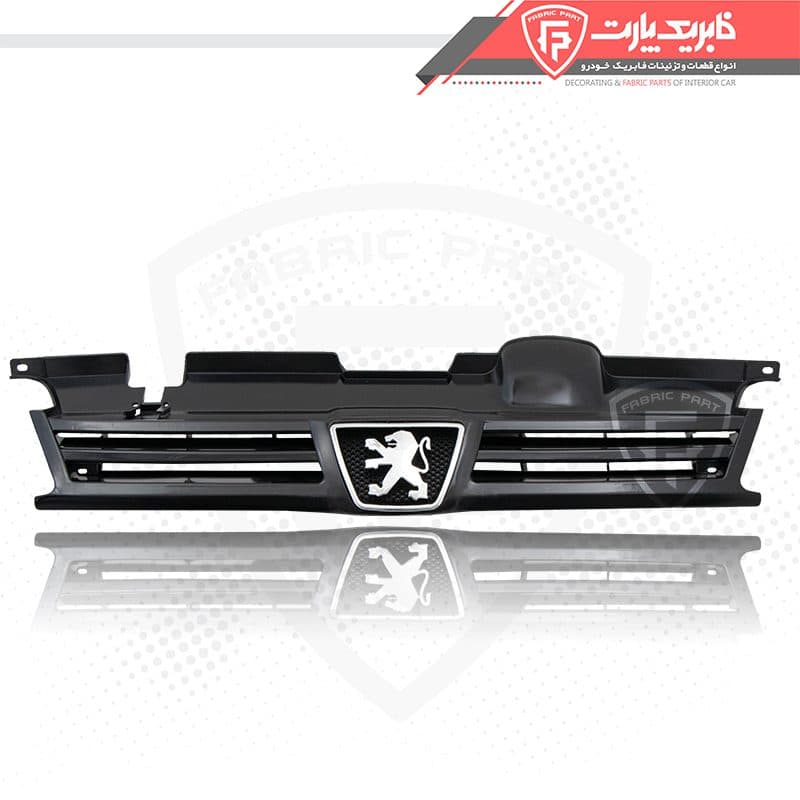 جلو پنجره پژو 405 مشکی با آرم