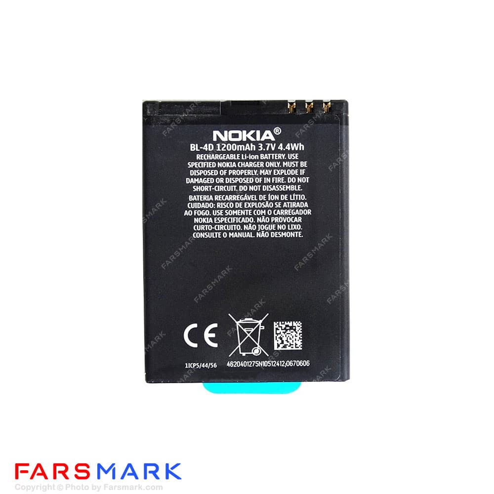 باتری اصلی گوشی نوکیا Nokia 702T مدل BL-4D — تصویر ۳