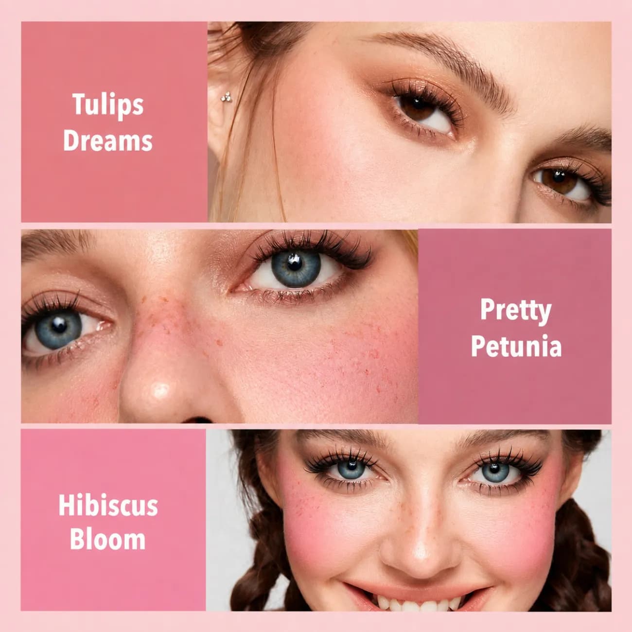 پالت رژگونه شیگلم SHEGLAM اصل مدل Floral Flush در 6 رنگ — تصویر ۶