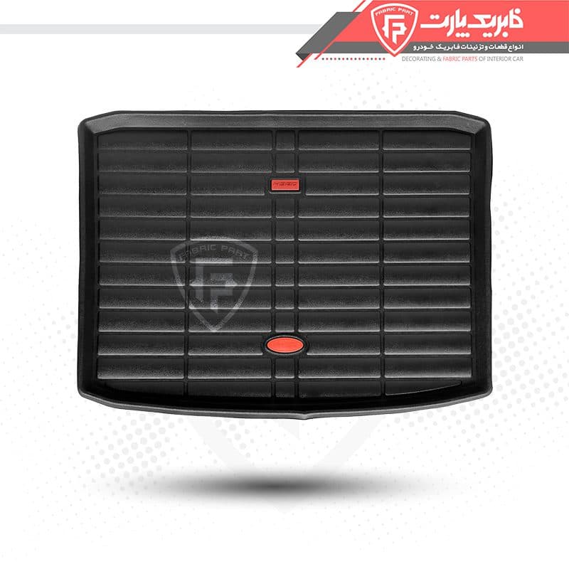 کفپوش سه بعدی صندوق برلیانس 320 چرمی بابل کارپت مشکی