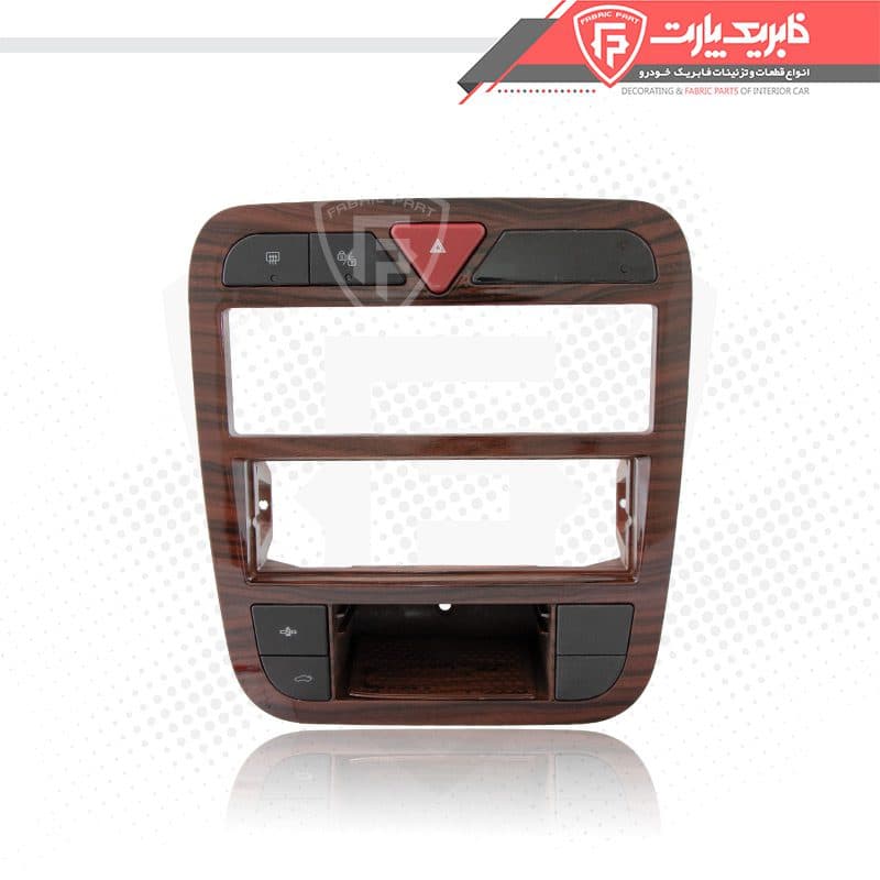 پنل وسط داشبورد سمند EF7 همراه با کلید و ساعت ( فاز 2 ) (پنل میانی)