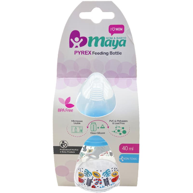شیرخوری پیرکس 40 میل میوه و گل مایا Maya