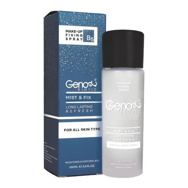 اسپری رطوبت رسان و تثبیت کننده آرایش ژنوبایوتیک مدل MIST & FIX حجم 100 میلی لیتر — تصویر ۹