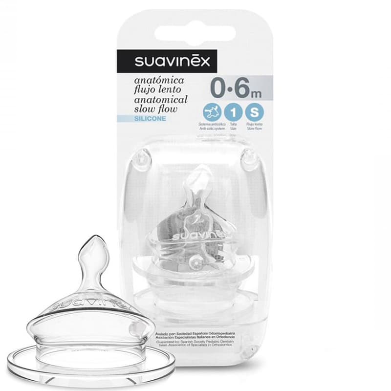 سرشیشه 2 عددی ارتودنسی اسمال 0-6 ماه سواوینکس suavinex — تصویر ۲