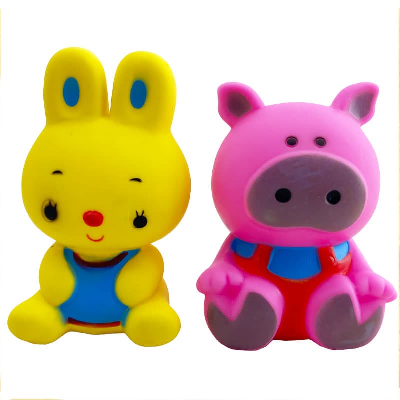 پوپت دو عددی خرگوش و خوک Parham toys — تصویر ۲