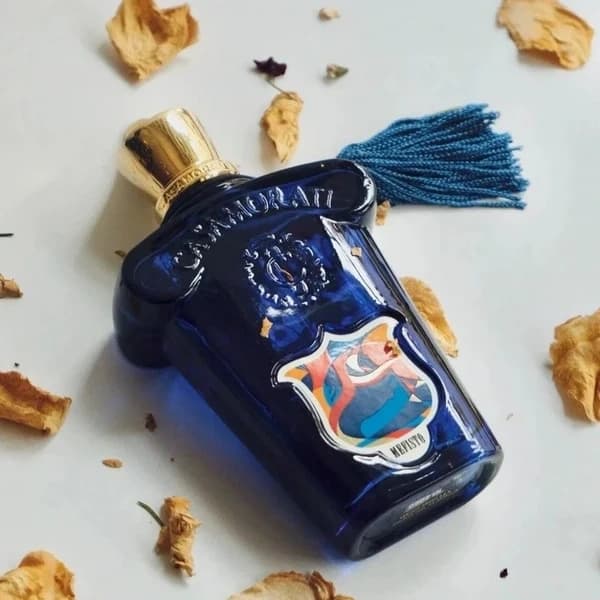 عطر دست ریز کازاموراتی زرجوف مفیستو لوزی | خالص، خنک، مرکباتی و اشرافی — تصویر ۵