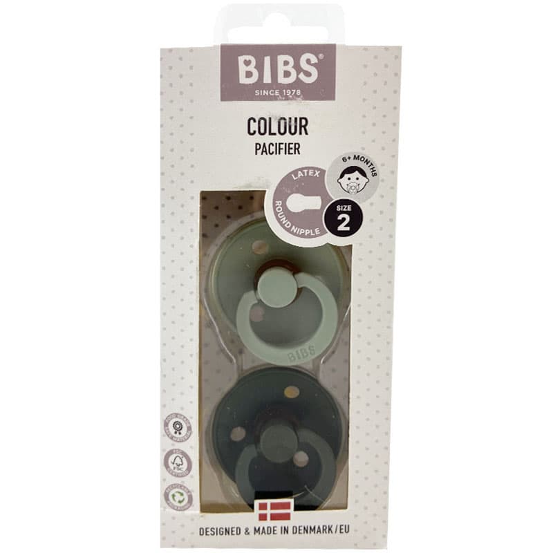 پستانک سرگرد 2 عددی سبز-یشمی بیبس Bibs — تصویر ۳