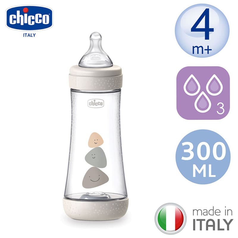 شیشه شیر پرفکت 4+ ماه 3 قطره Perfect چیكو Chicco — تصویر ۴