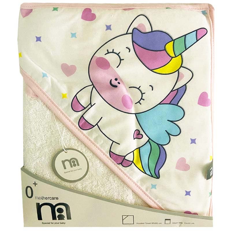 حوله چهارگوش کلاه دار پونی مادرکر Mothercare — تصویر ۸