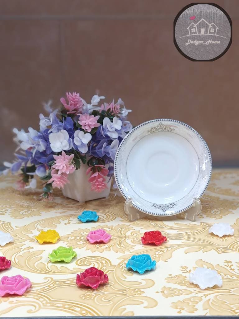 نعلبکی چینی مدل تاج — تصویر ۴