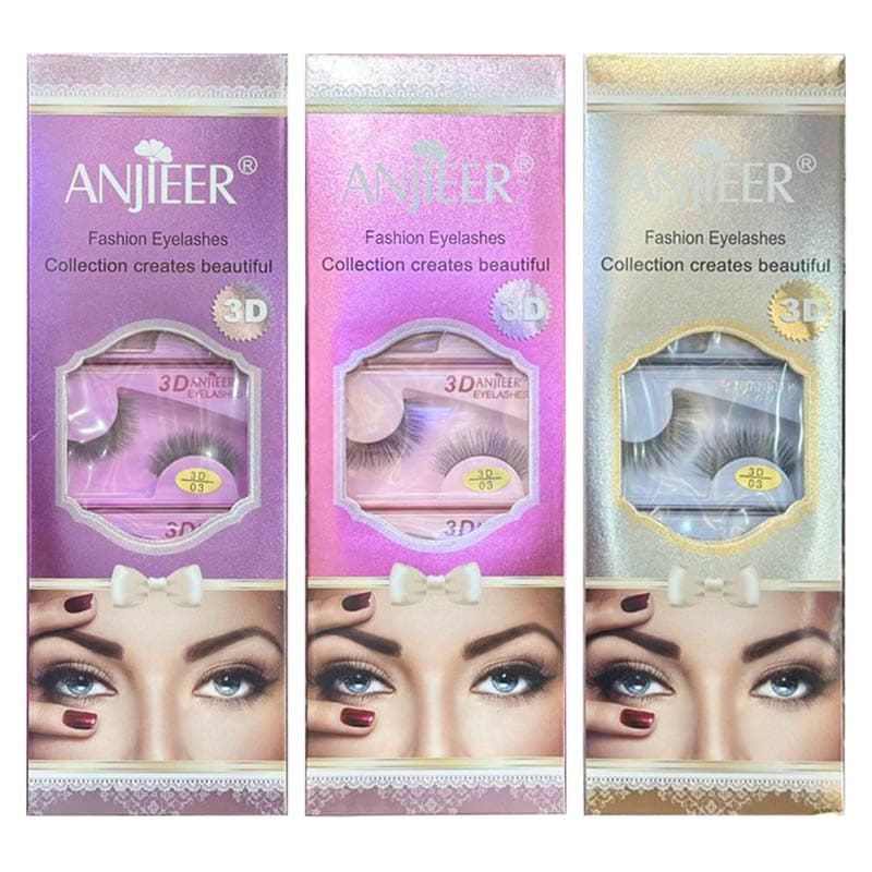 مژه مصنوعی سه بعدی آنجیر Anjieer نوع 4 – در 5 شماره — تصویر ۸