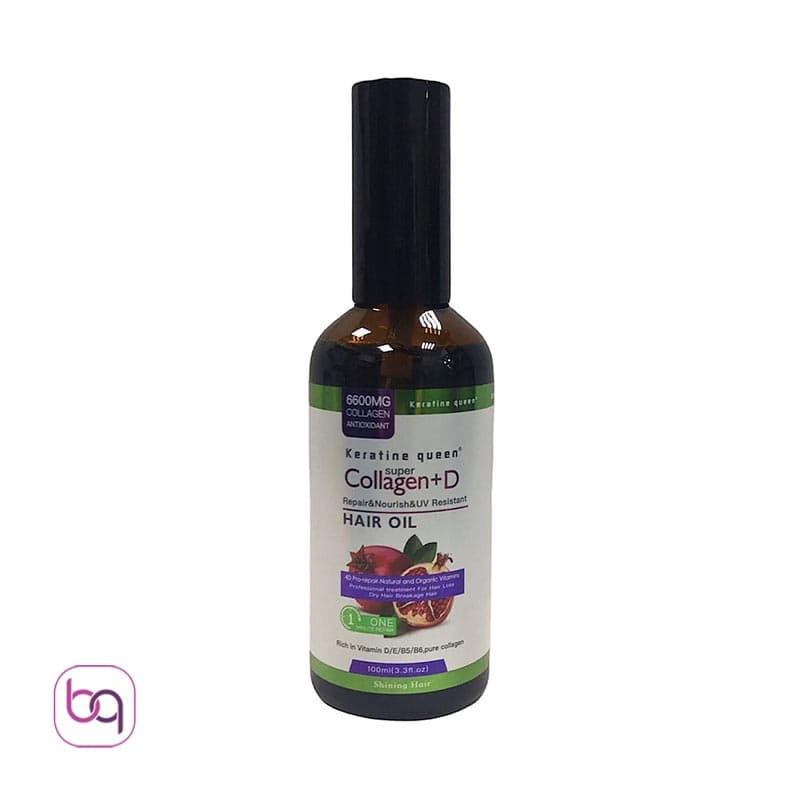 روغن مو کلاژن و ویتامین D کراتین کویین keratine queen